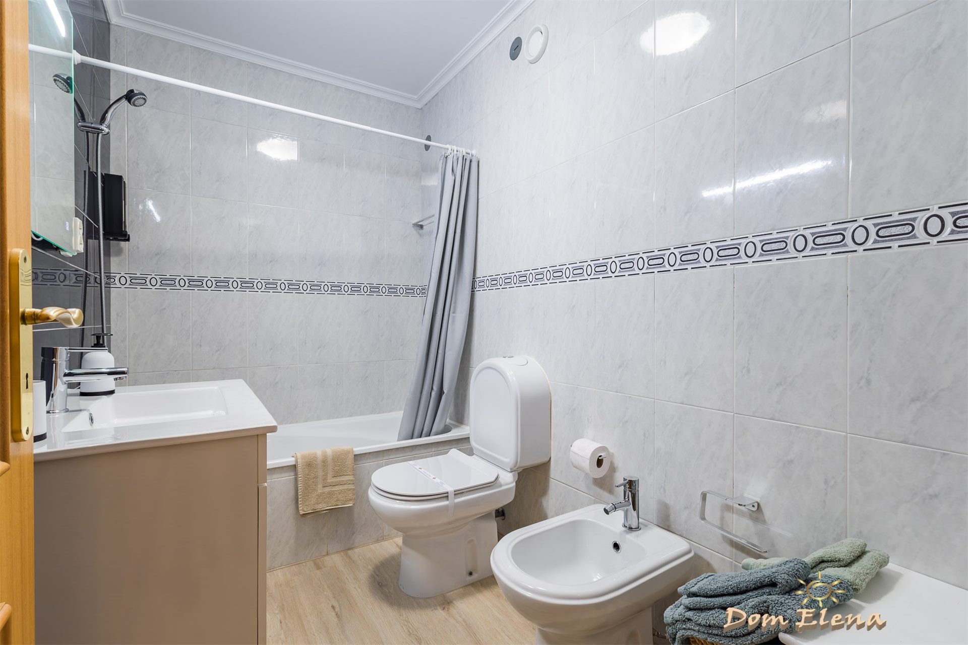 Bagno con vasca e bide appartamento vacanze Praia da Rocha